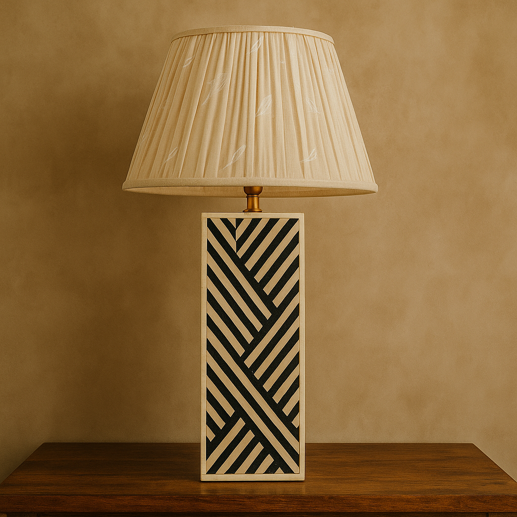 Rimi Bone Inlay lamp with Shade