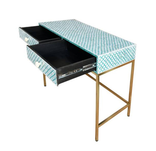 Lisa Mother of Pearl Inlay Console Table