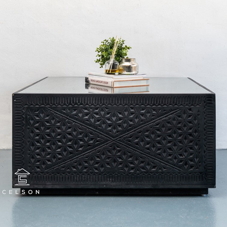 Louis Carved Wooden Coffee Table