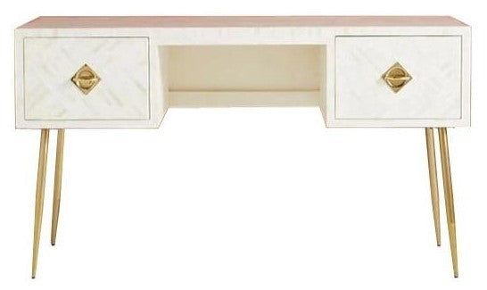 Glenn Bone Inlay Study Table