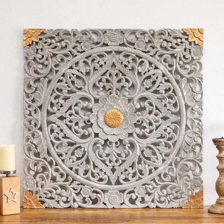 Emily Carved Wall Panel