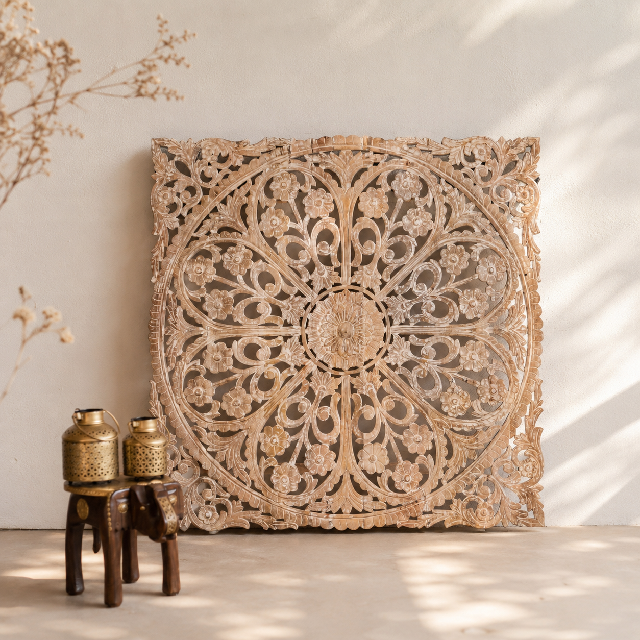Kathy Carved Wall Panel