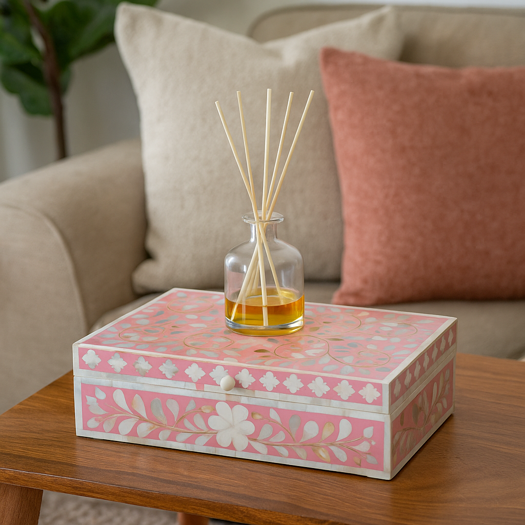 Elio Mother of Pearl Inlay Box