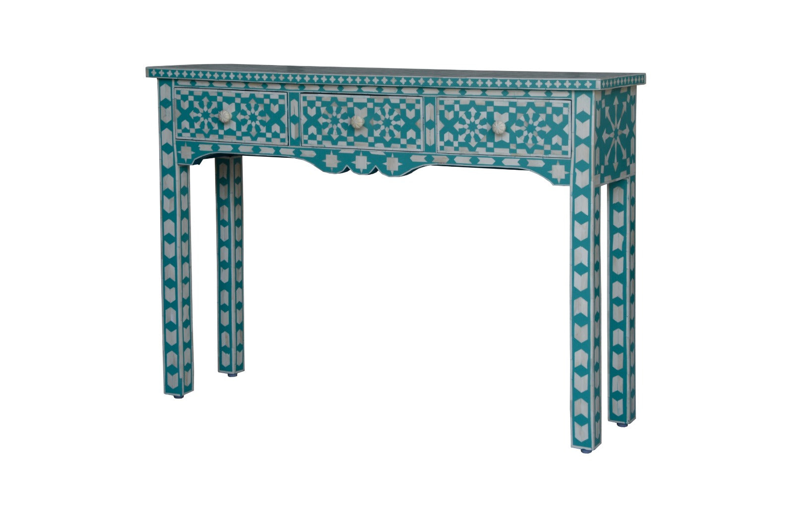 JO Bone Inlay Console Table