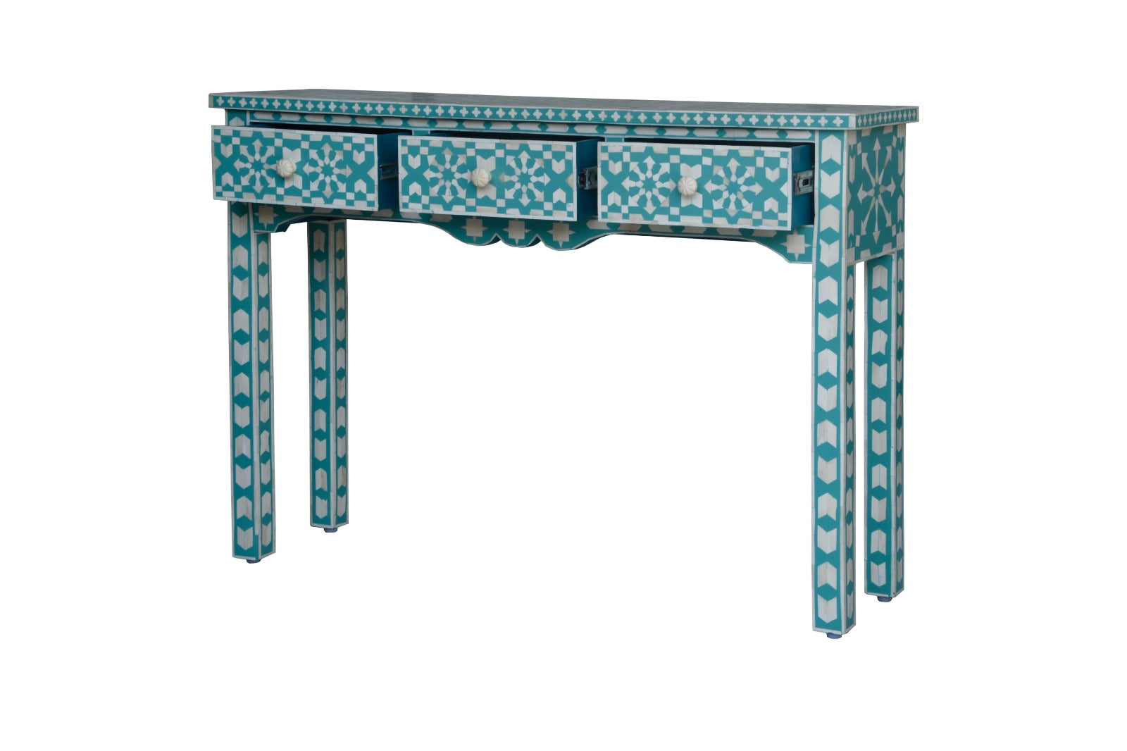 JO Bone Inlay Console Table