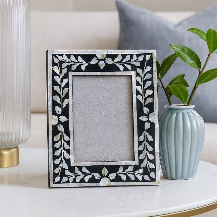 Leo Mother of Inlay Photo Frame