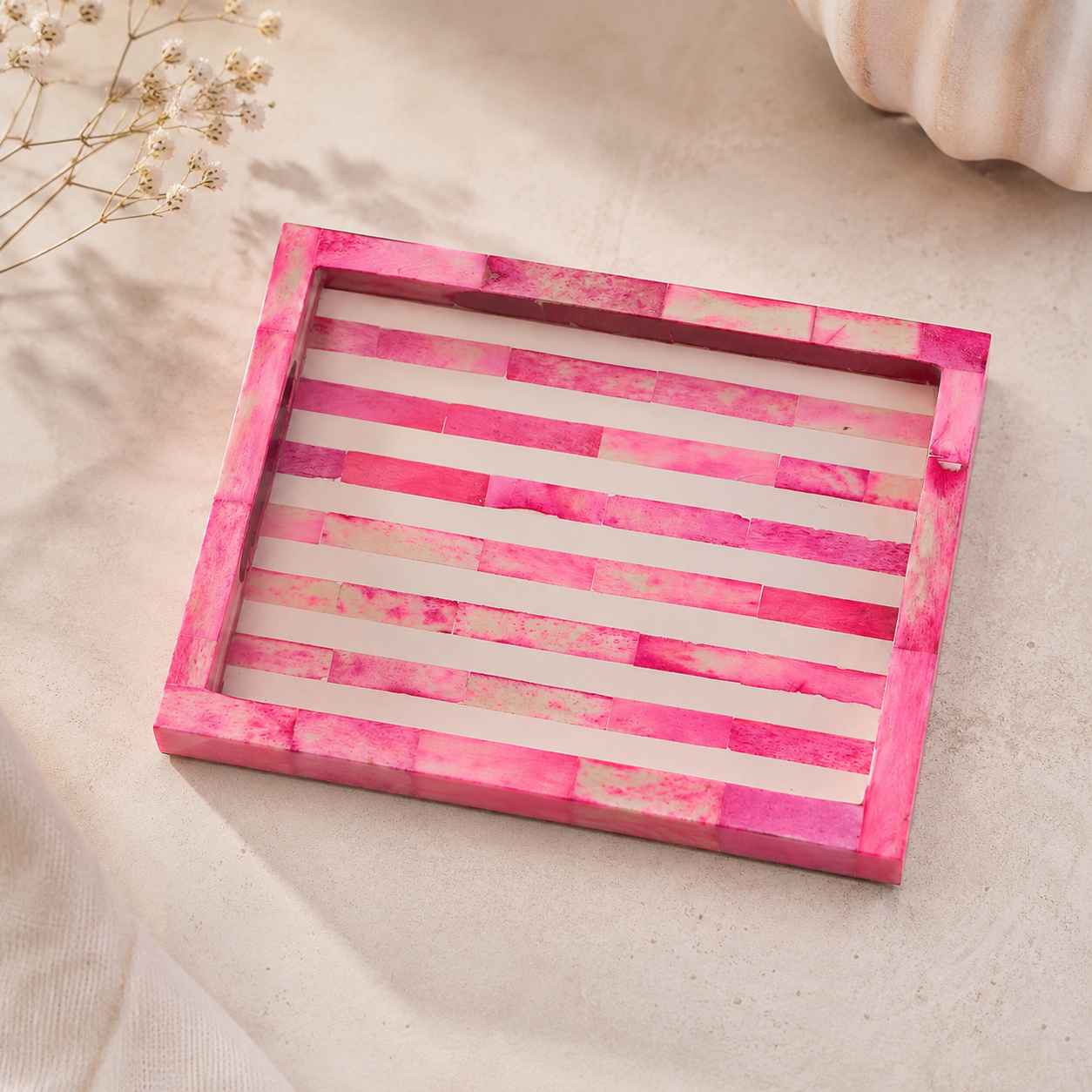 Caleb bone inlay tray