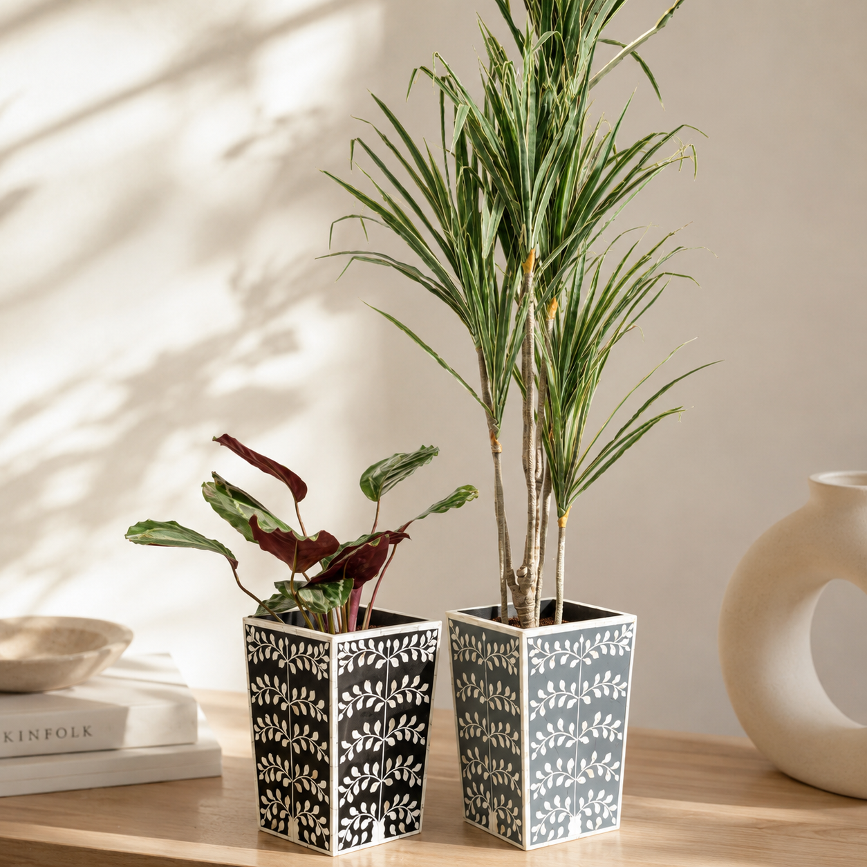 Ted Bone Inlay Planter