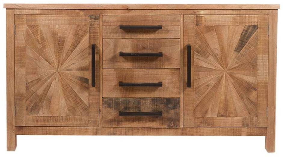 Aakash Hand Carved Wooden Side Board