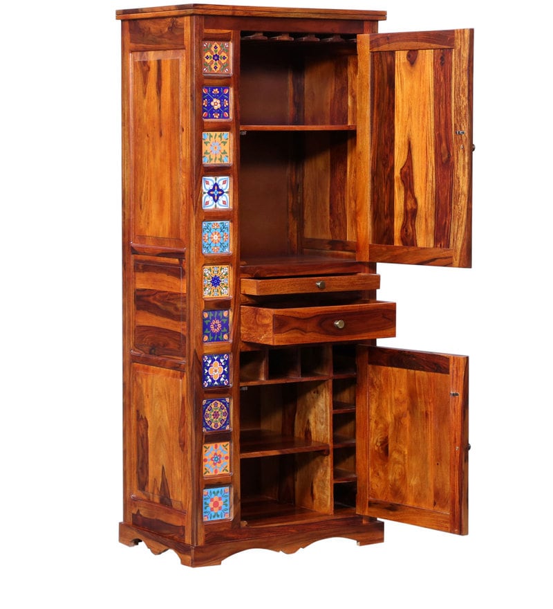 Sahira Wooden Bar Cabinet