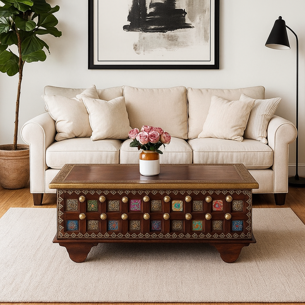 Lucas Wooden Storage Trunk