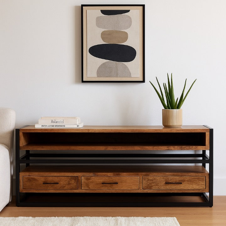 Dorothy Hand Carved Wooden TV Cabinet