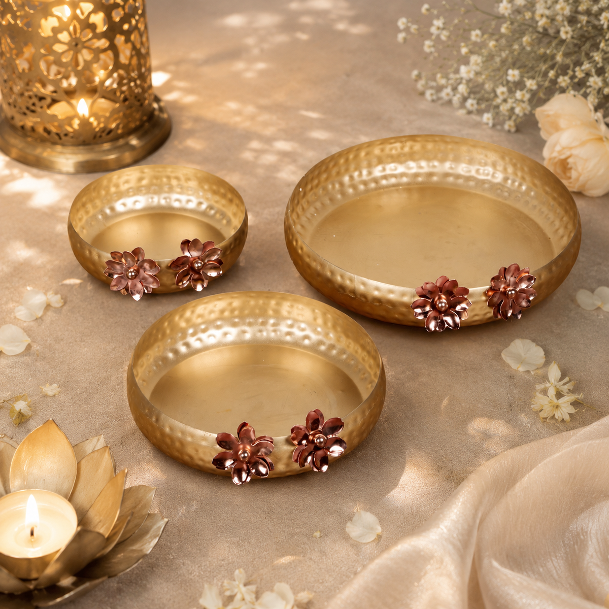 Deepam Urli Set of 3