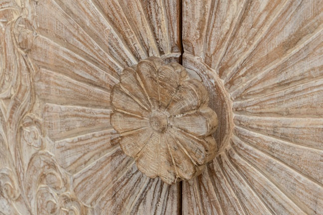Jade Hand Carved Wooden Shoe Cabinet