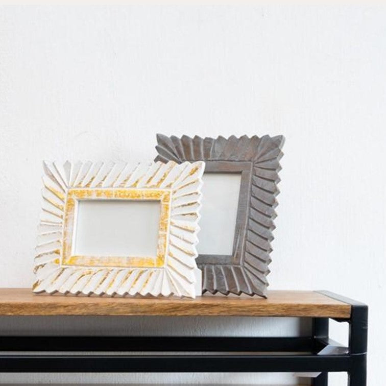 Evie Hand Carved Photo Frame