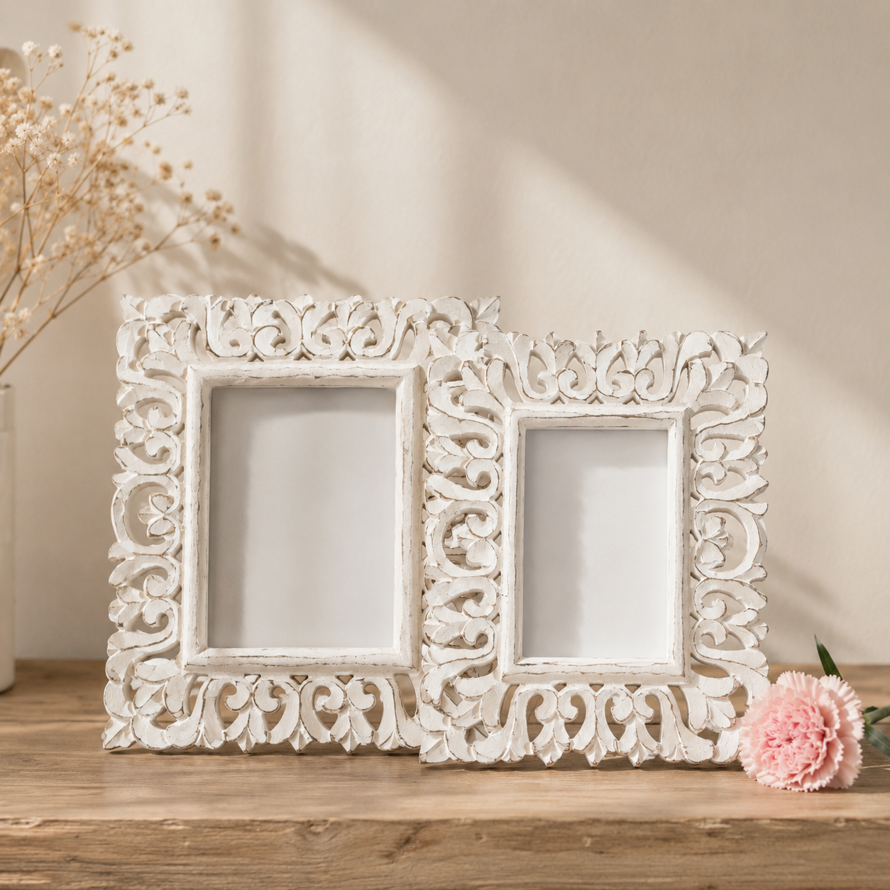 Howard Hand Carved Photo Frame