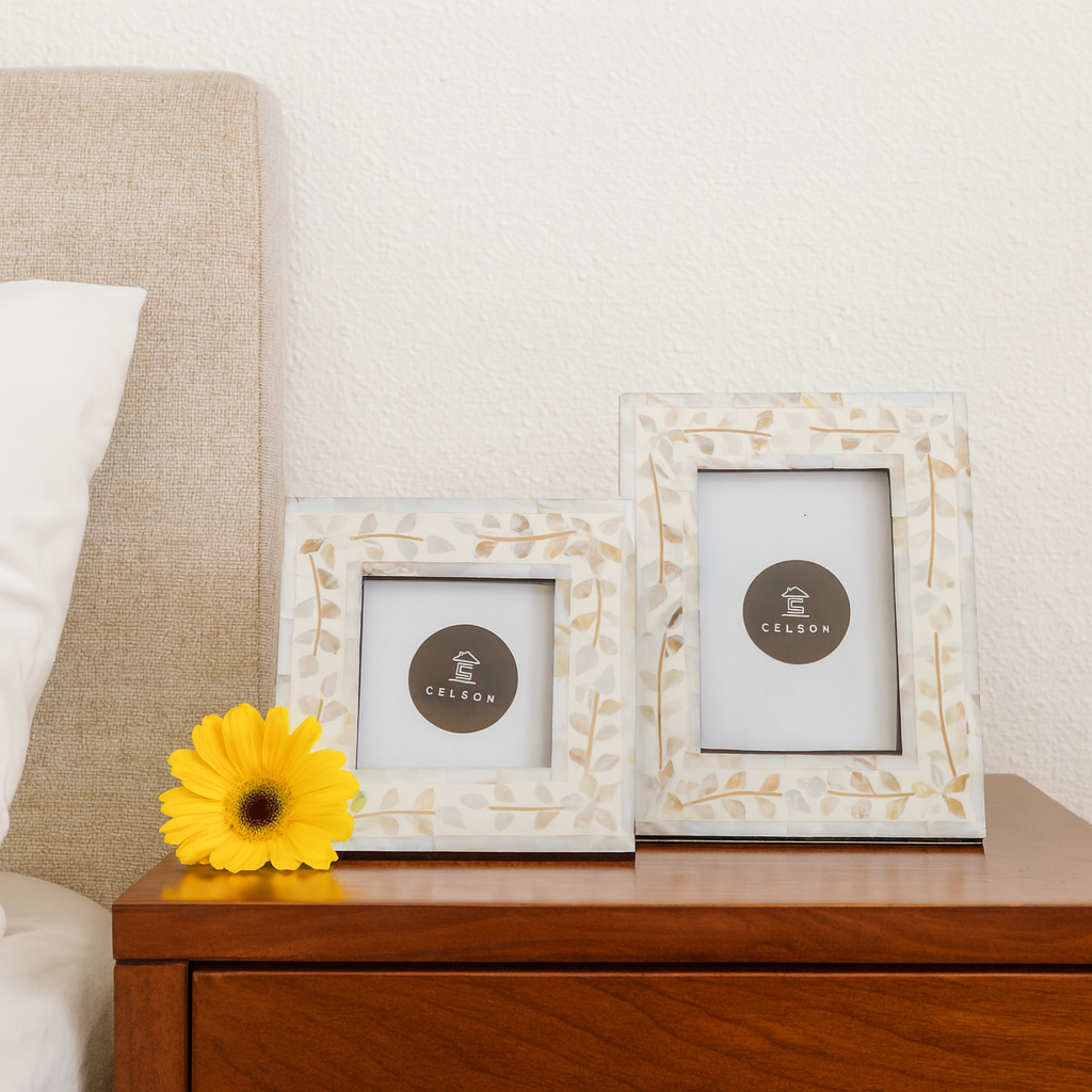 Leone Mother of Pearl Inlay Photo Frame