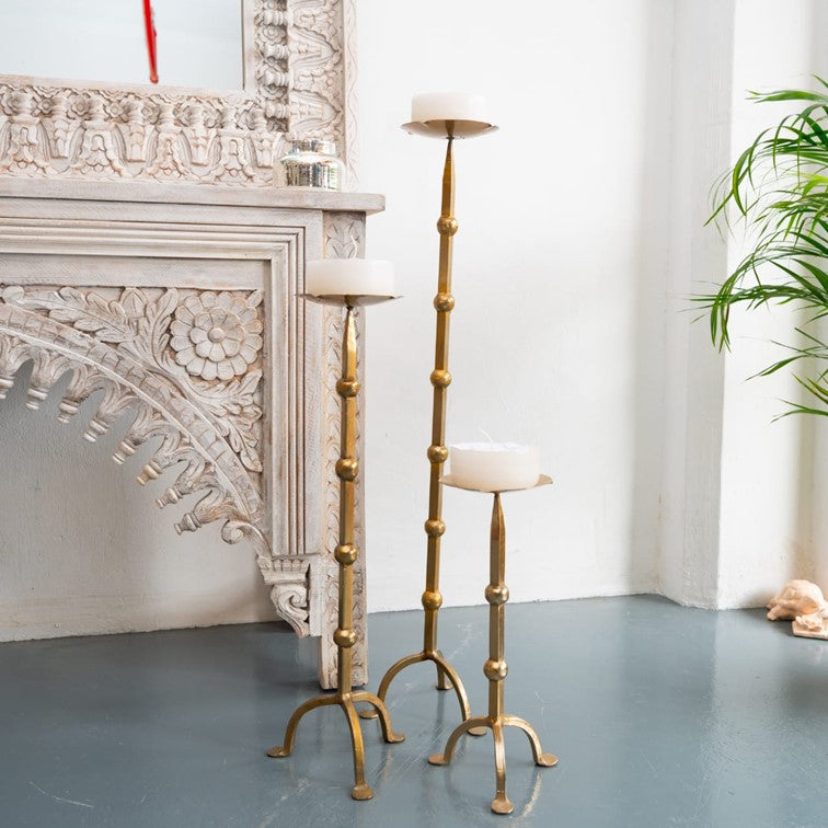 Risha Antique Candle Stand