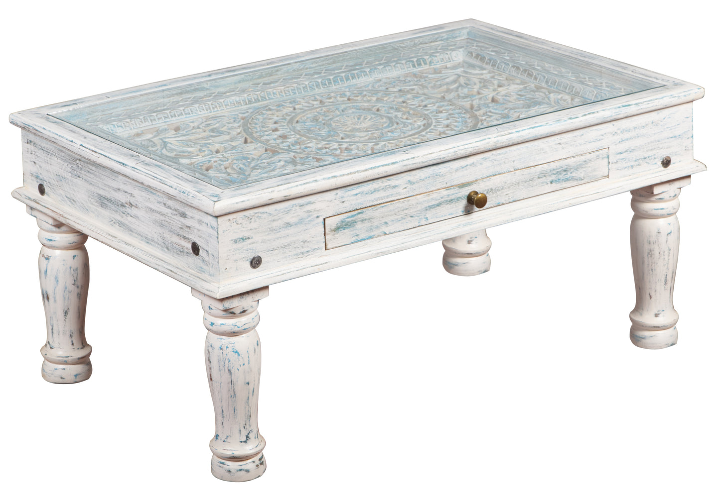 Juan Hand Carved Coffee Table