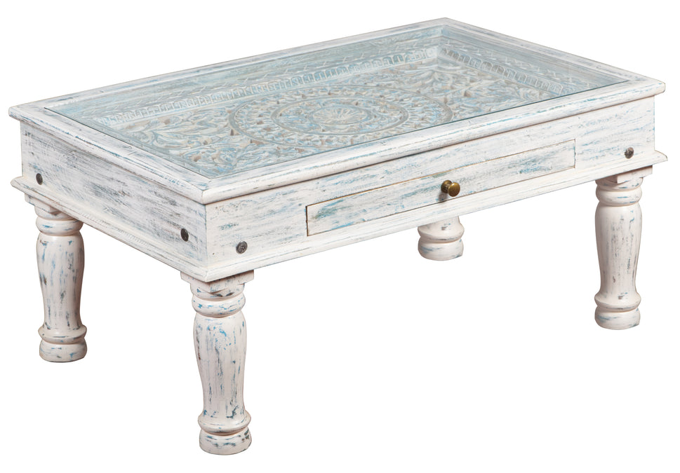 Juan Hand Carved Coffee Table