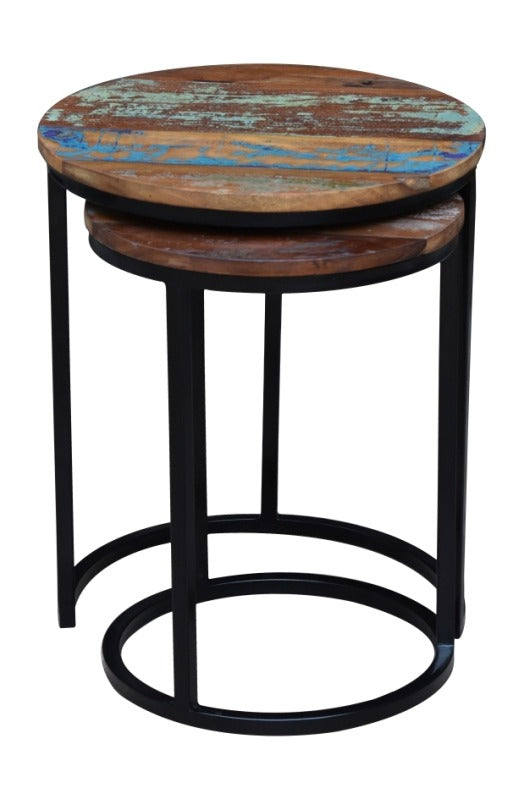 Wesley Wooden Nesting Table