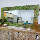 Switch Rebbeca Hand Carved Wooden Mirror 3 image