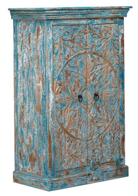 Megha Hand Carved Cabinet