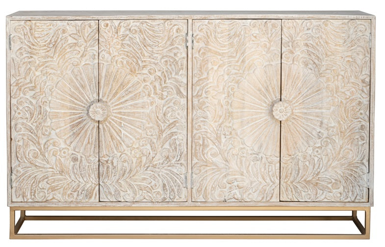Jade Hand Carved Side Board