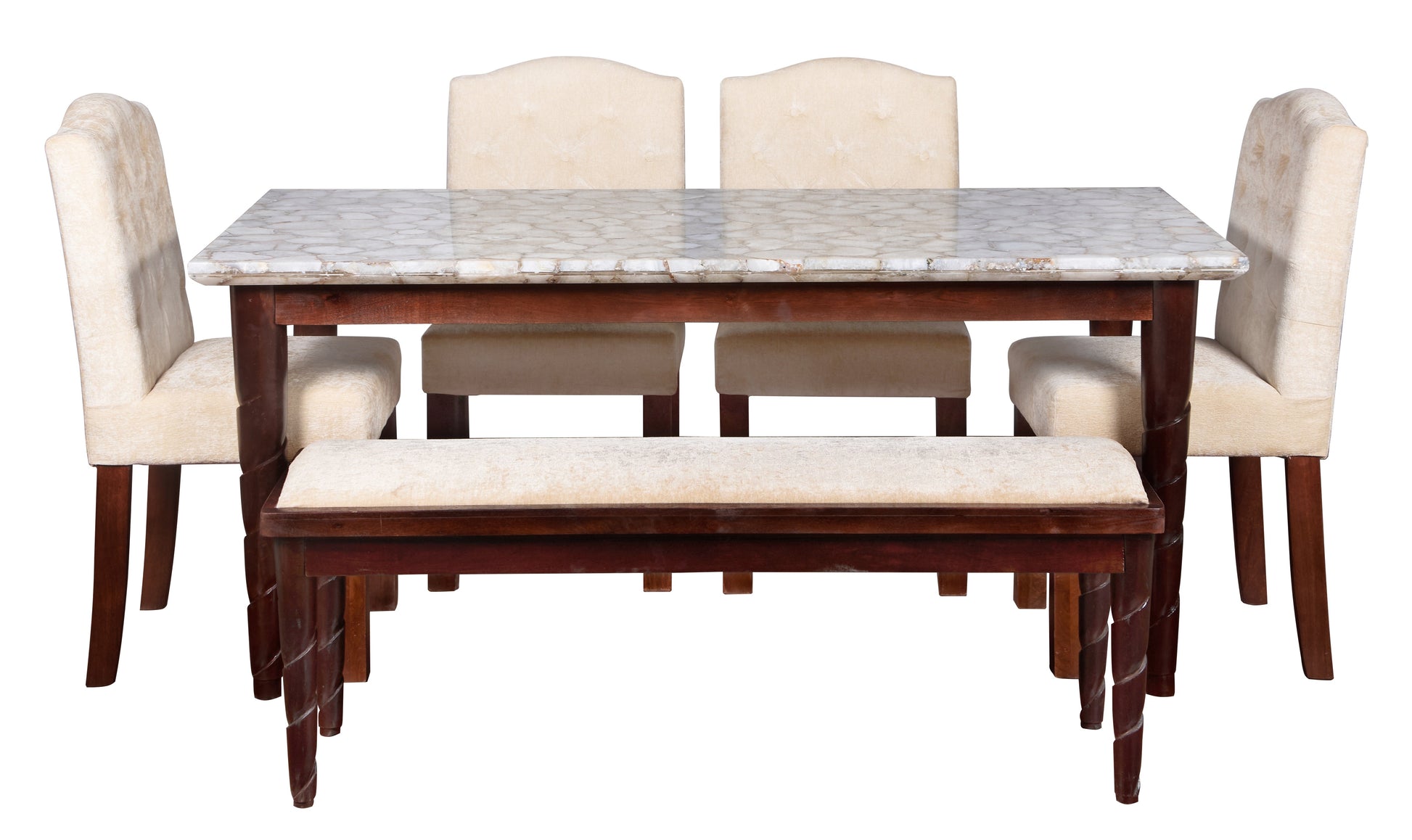 Adrian Bone Inlay Dining Table