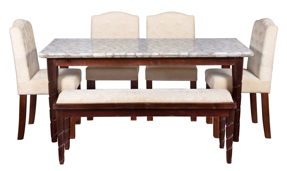 Adrian Bone Inlay Dining Table