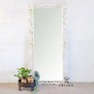 Switch Kathy Carved White &amp; Gold Mirror 3 image