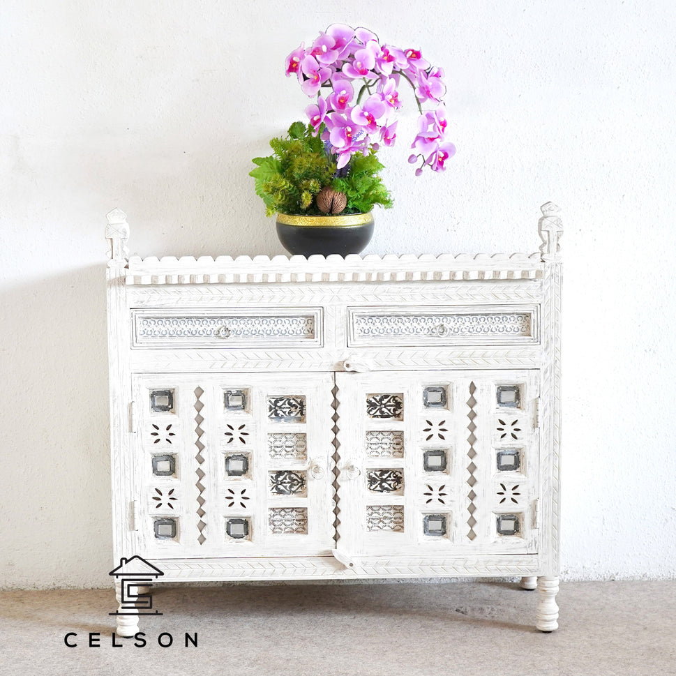 Andy Carved  Wooden Chest