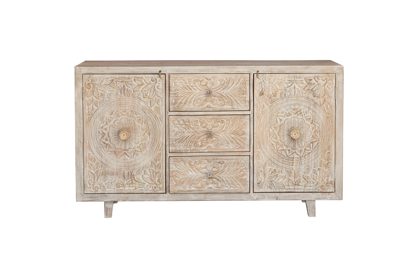 Rehman Hand Carved Wooden Buffet