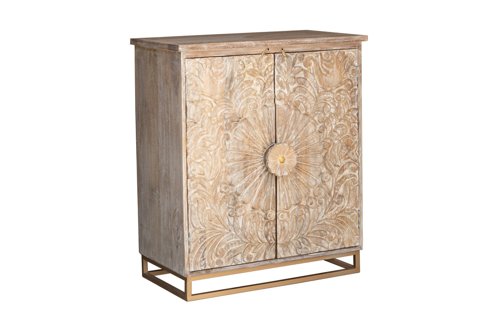 Albert Wooden Bar Cabinet