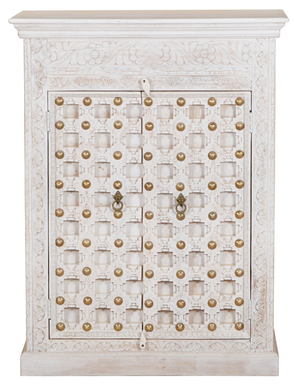 Nandi Hand Carved Cabinet