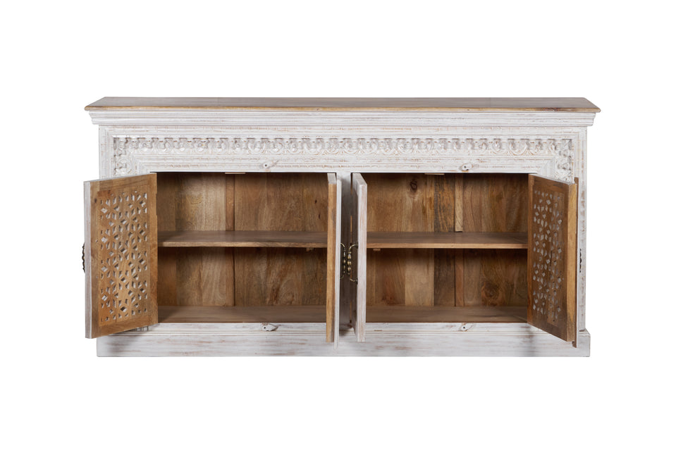 Shelly Hand Carved Sideboard