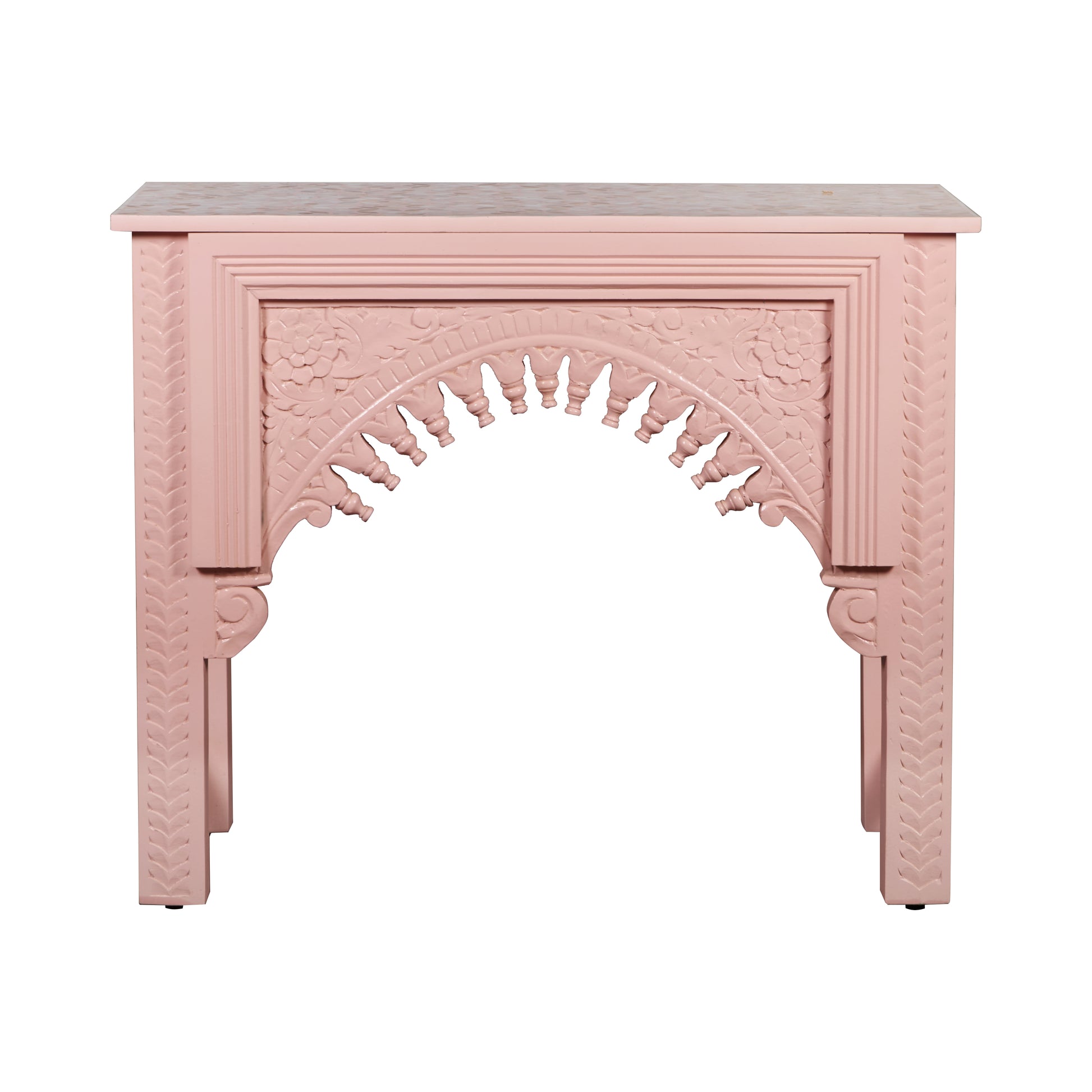 Dia Hand Carved Console Table