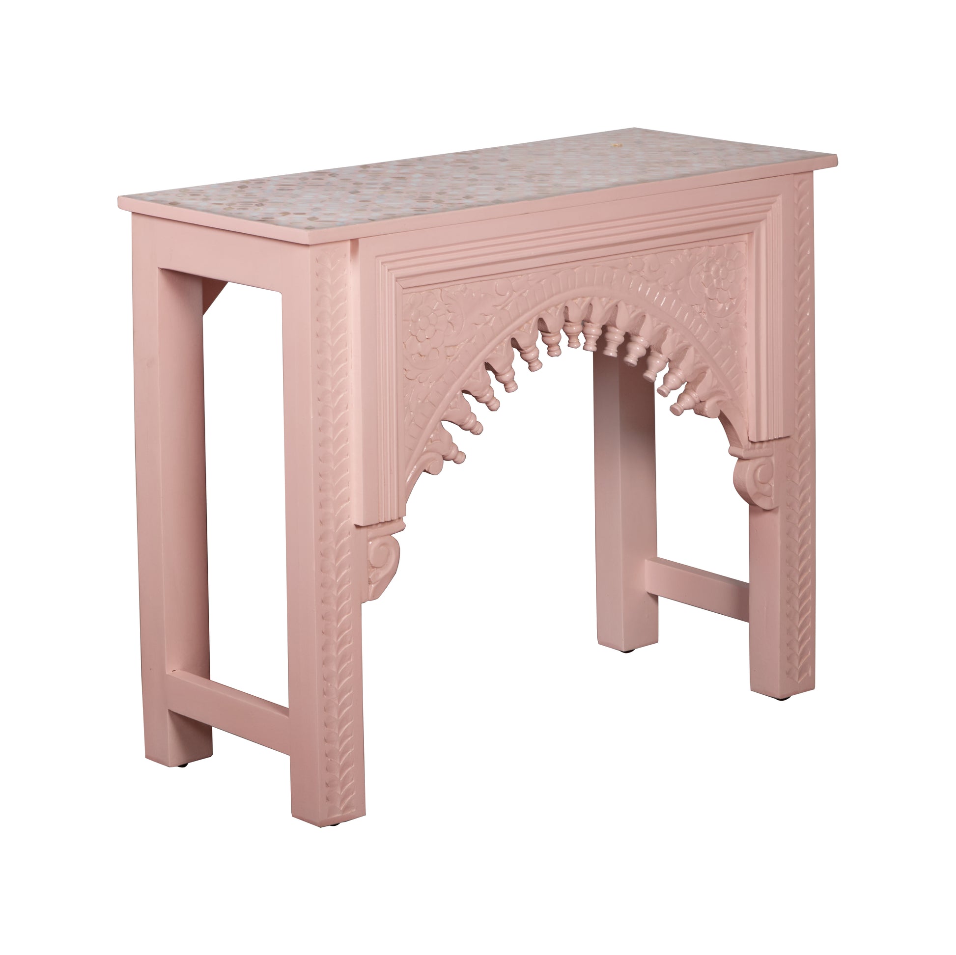 Dia Hand Carved Console Table