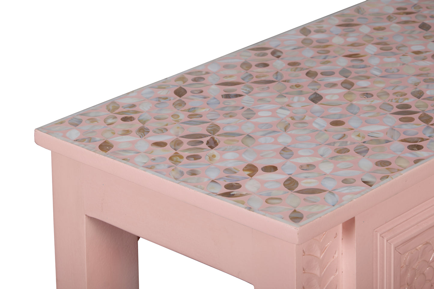 Dia Hand Carved Console Table