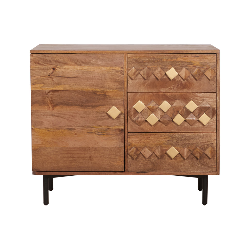 Bush Carved Chest of Drawer