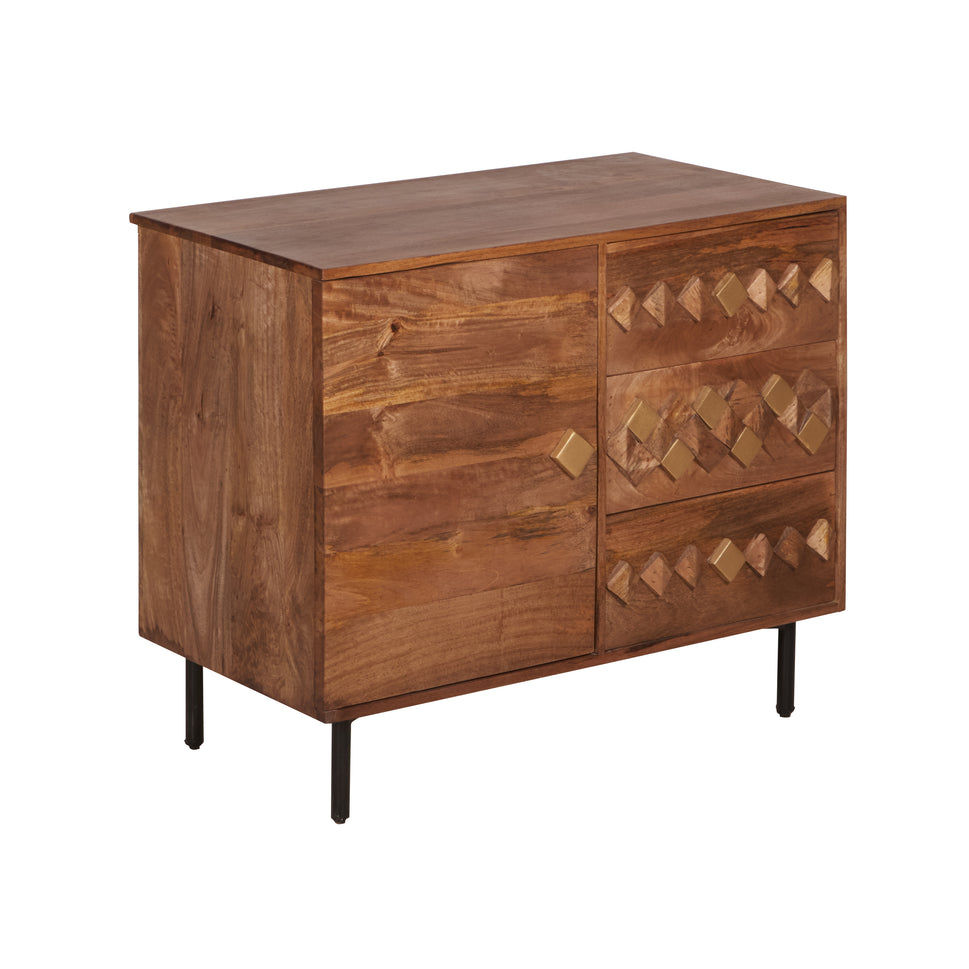 Bush Carved Chest of Drawer