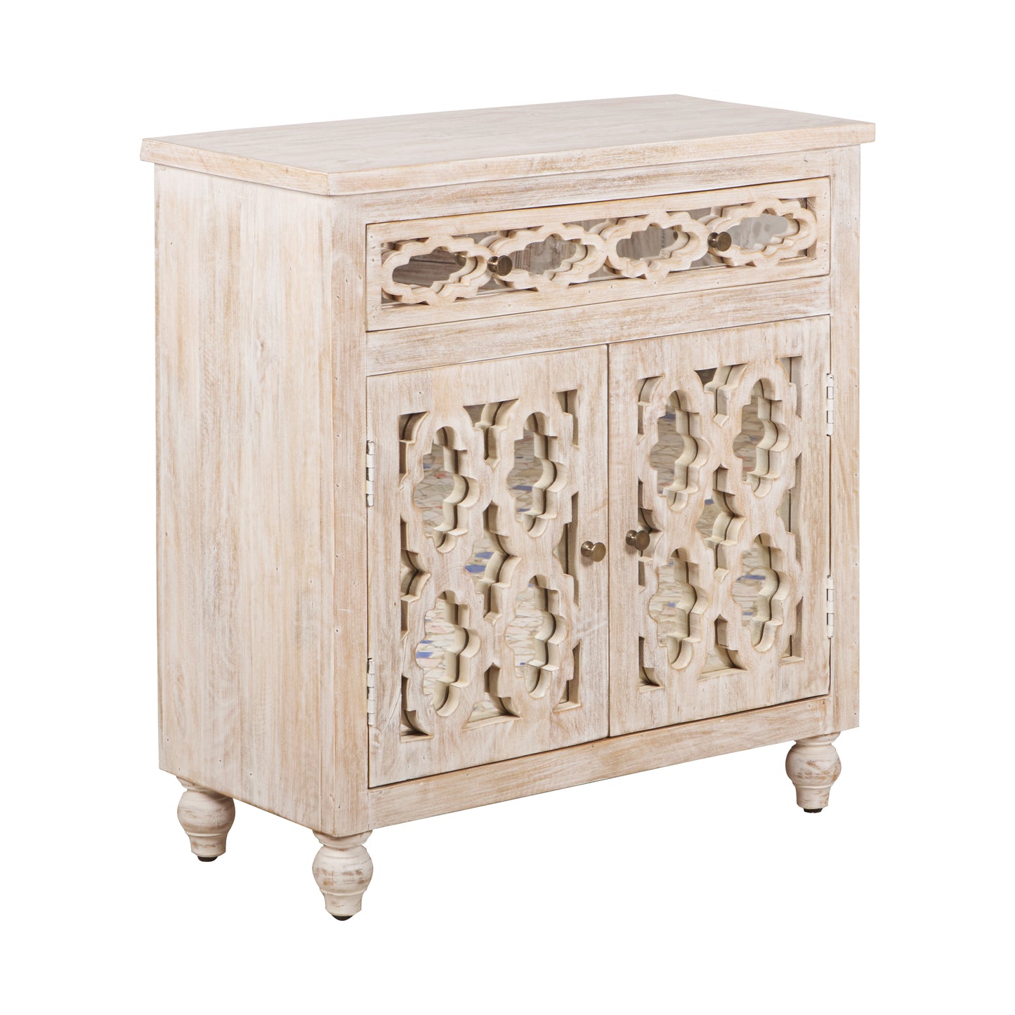 Azami Hand Carved Wooden Chest
