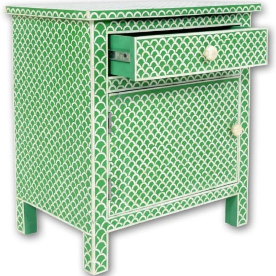 Liva Bone Inlay Bedside