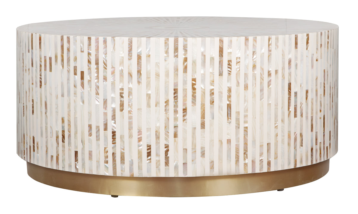 Kaylah Mother of Pearl Inlay Coffee Table
