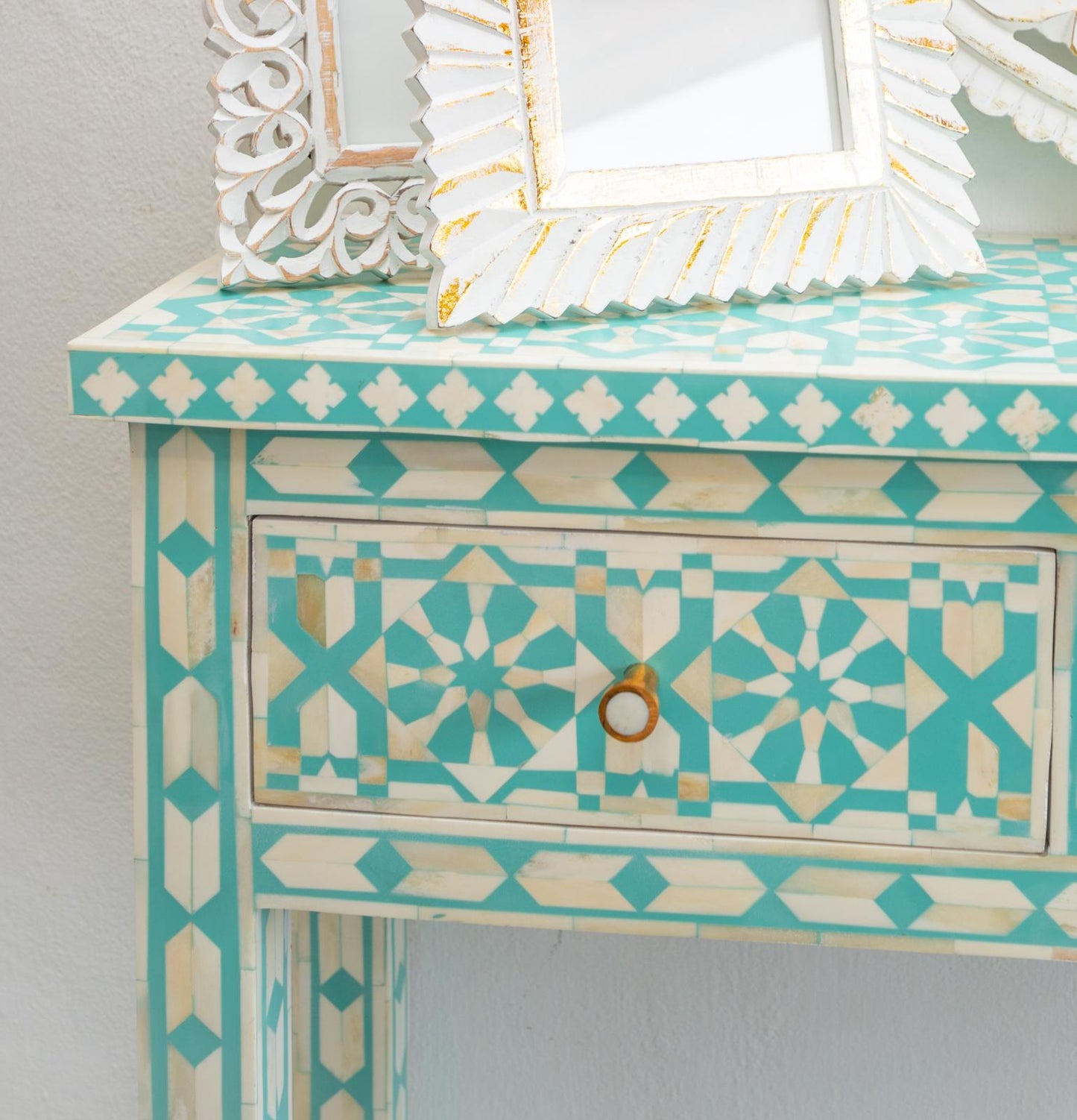 Nida Bone Inlay Console Table