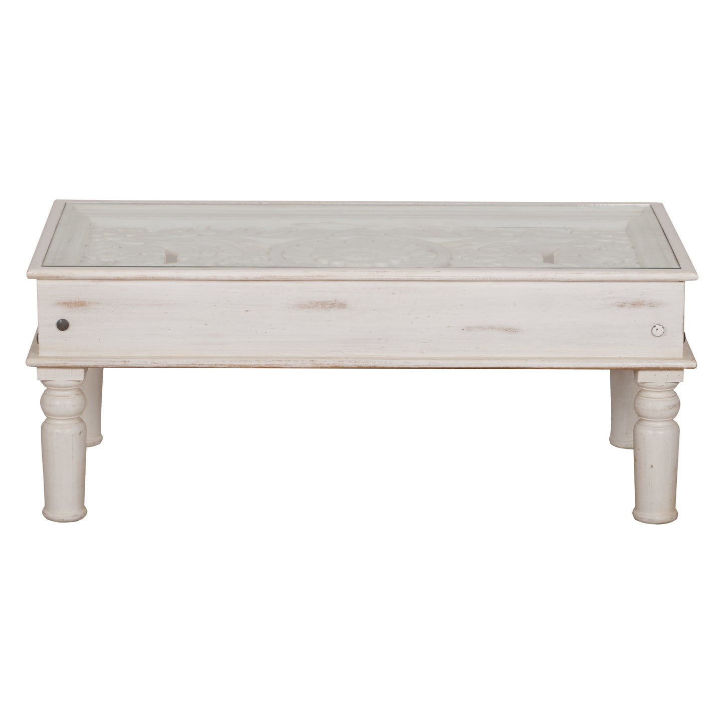 Erme Hand Carved Coffee Table