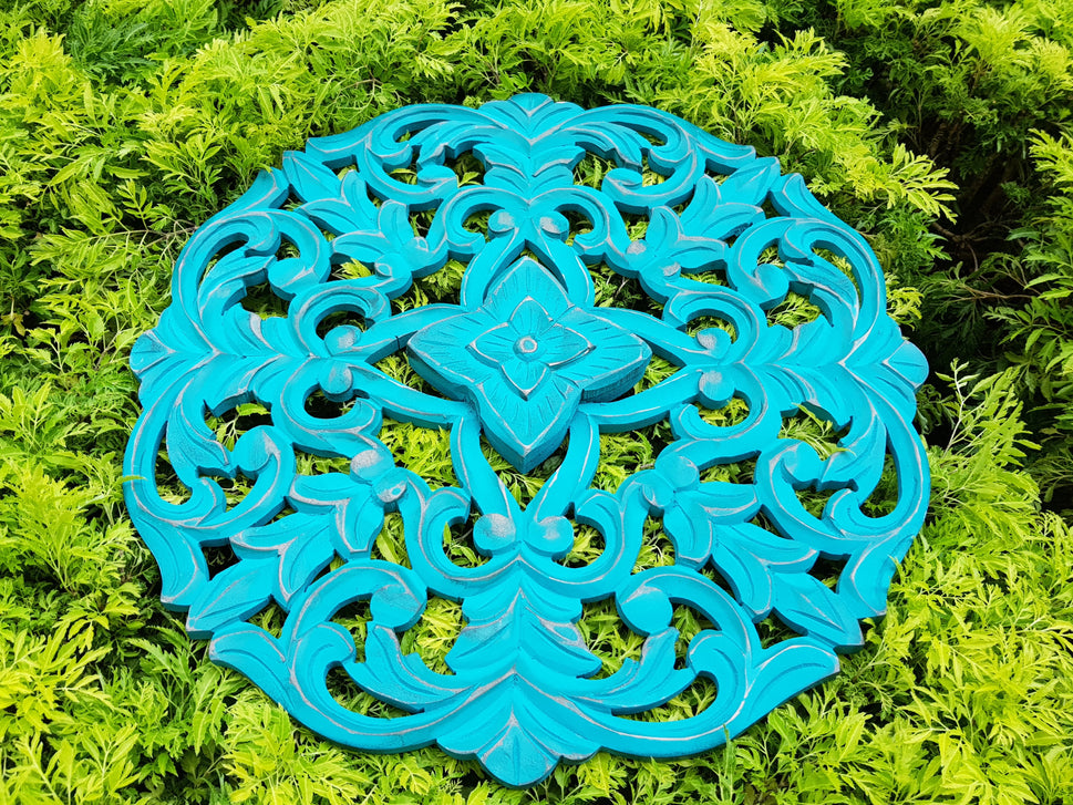 Lisa B Carved Wall Panel