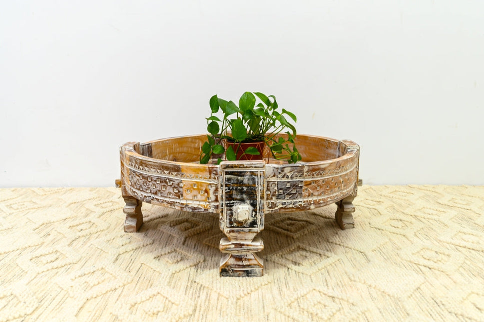 Cabell Carved Chakki Table