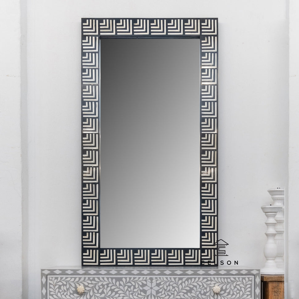 Kusum Bone Inlay mirror