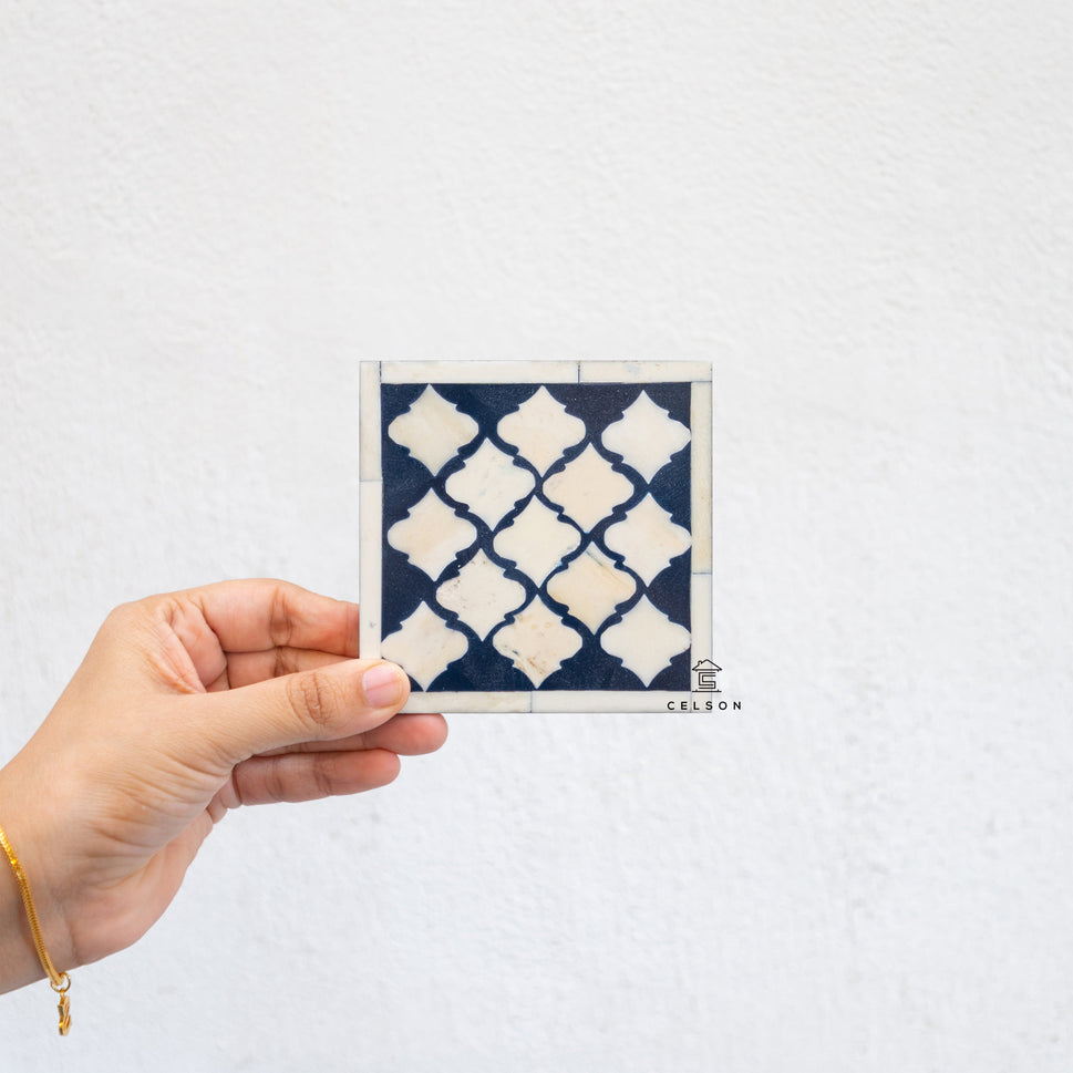 Deena Bone Inlay Coaster